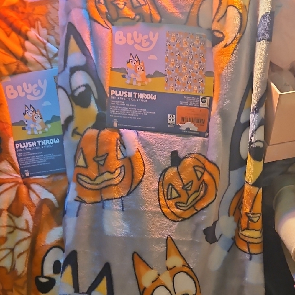 Plush Throw Blanket - Halloween Design